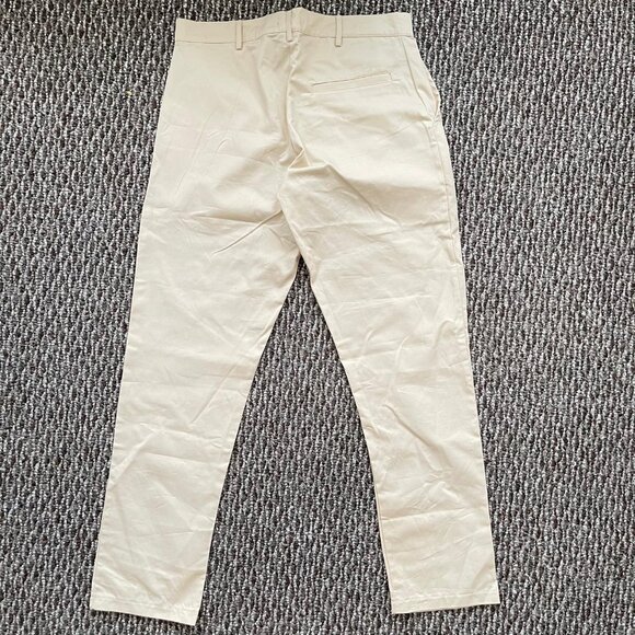 Multi Graphic Print Chino Trouser Men's Stone Color Size 30 - Picture 7 of 8